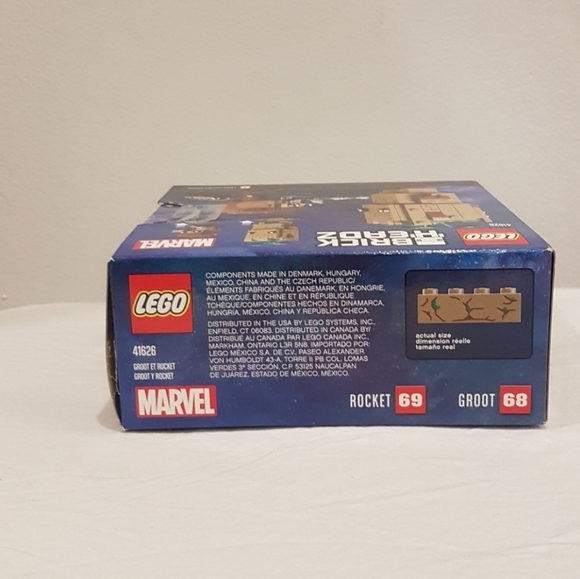 Groot and Rocket BrickHeadz Marvel Lego 41626 - Picture 7 of 9